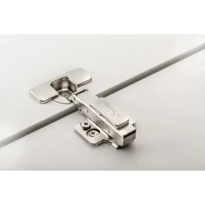Петля накладная GTV PRESTIGE с доводчиком без евро шурупа 3D