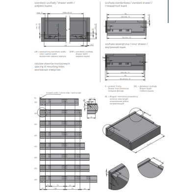 Направляюча MODERN SLIDE PRO нижнього кріплення L-500 (16-18 мм) 3D