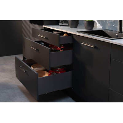 Комплект Hefele MATRIX S SLIMБ антрацит, 84/450мм