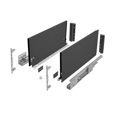 Комплект Hefele MATRIX S SLIM, антрацит, 199/500мм