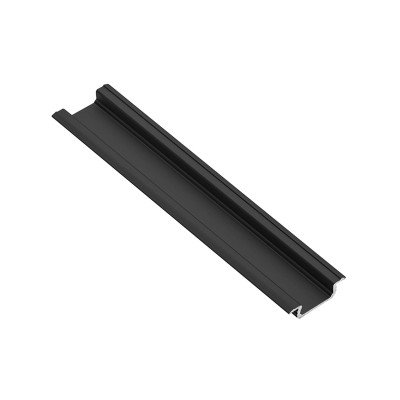 LED-профіль GTV врізний 2м Чорний матовий