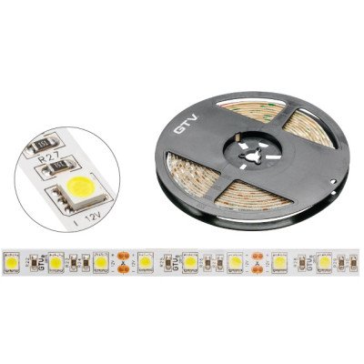 Стрічка світлодіодна GTV Flash 5050 300 діодів 72W х/б 10  мм бухта 5м