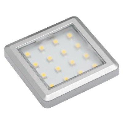 Світильник LED квадратний Estella теплий Білий Сірий