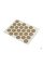 5527 Заглушка для минифікса самоклеющая дуб крафт золотой