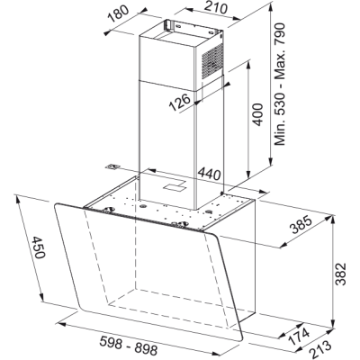 Вытяжка Franke Smart Vertical 2.0 FPJ 915 V BK/DG (330.0573.295)